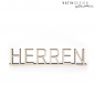 Preview: Schriftholz "HERREN"