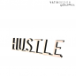 Preview: Wallwood lettering "HUSTLE"