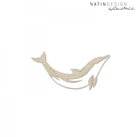 Wandholz Delfin
