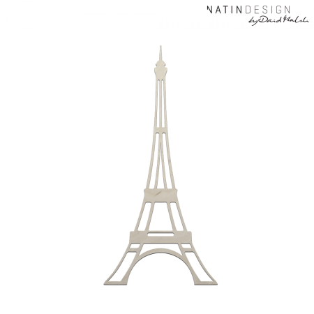 Wandholz Eiffelturm unlasiert