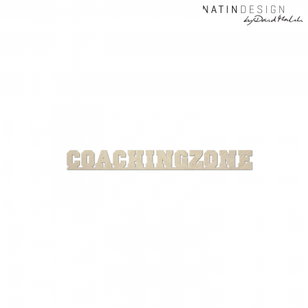 Schriftholz "COACHINGZONE"