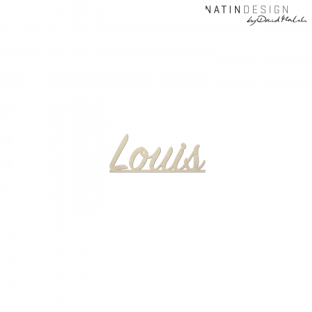 Schriftholz "Louis"